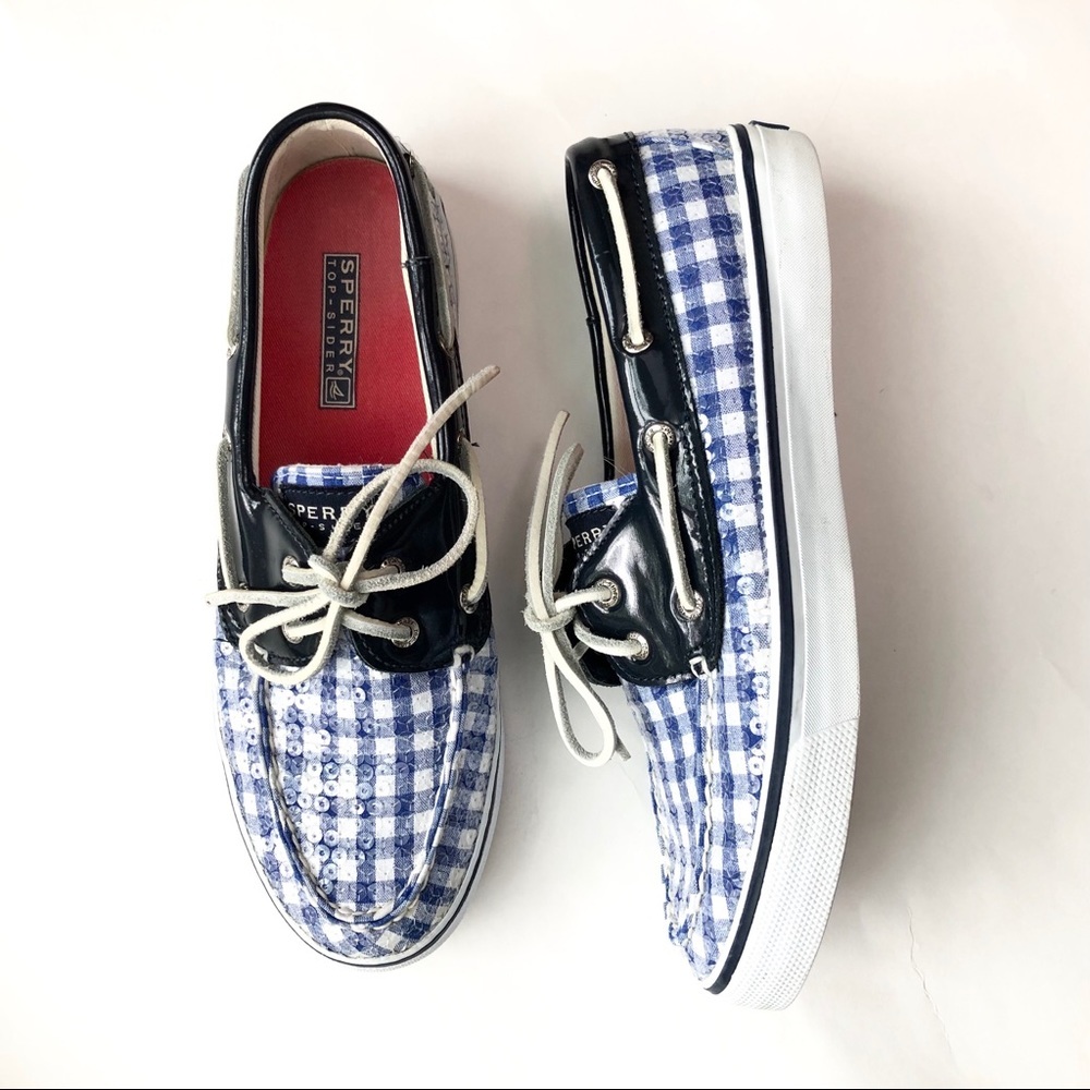 Sperry Topsider Sequin Detail Comfy US 8 Good Cond